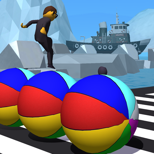Jump race: ladder jump icon