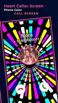 Heart Caller Screen - Phone Color Call Screen screenshot 3