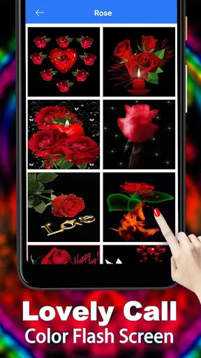 Lovely Call Color Flash Screen screenshot 3