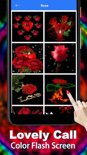 Lovely Call Color Flash Screen screenshot 3