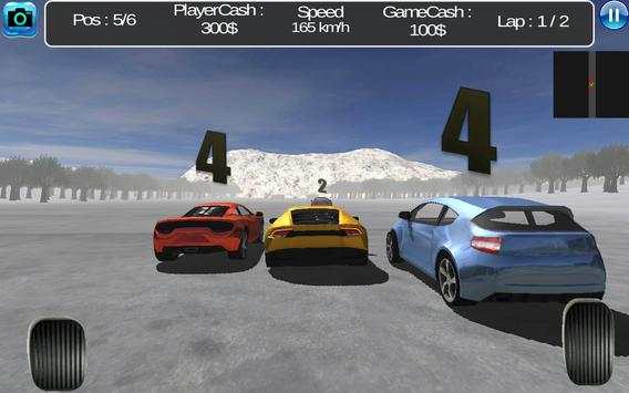 Snow Car Racing screenshot 8