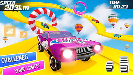 Real Hot wheels: Stunt Car Race: Drift Racing 2020 screenshot 1