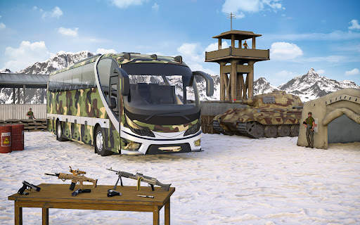 US Army Coach Bus Simulator screenshot 4