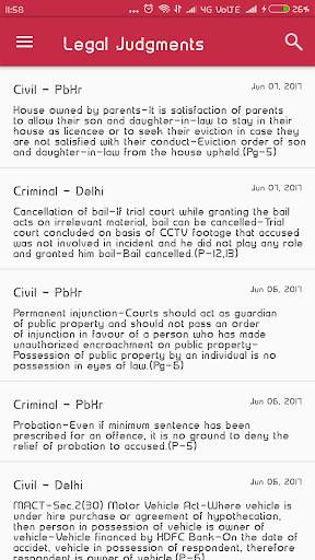 Legal Judgments स्क्रीनशॉट 5
