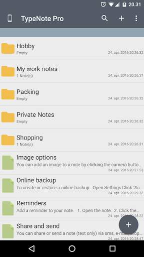 TypeNote Notepad 1 تصوير الشاشة