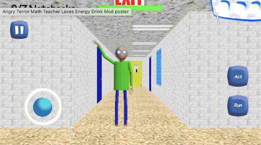 Angry Math Teacher Terror Loves Energy Drink Mod screenshot 2