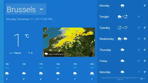 KMI - IRM: .be Weather screenshot 9