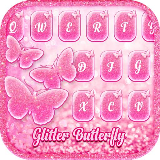 Glitter Butterfly Keyboard 1.1