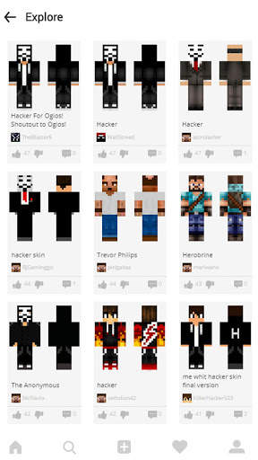 Hackers Skins For Minecraft screenshot 5