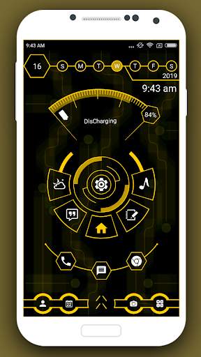 Hi-tech unique launcher 2 - 2019 - hitech theme screenshot 5