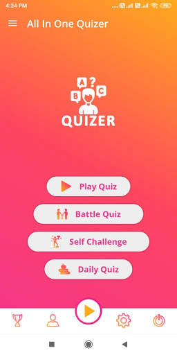 All In One Quizzer - Online Quiz Game Multiplayers screenshot 1