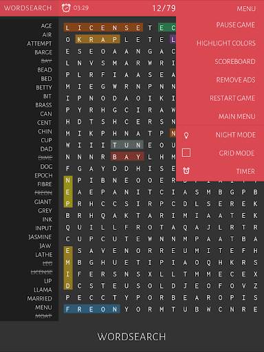 Word Search скриншот 9
