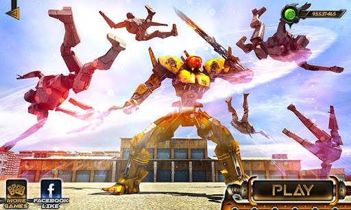 Futuristic Robots War Hero 3D screenshot 4