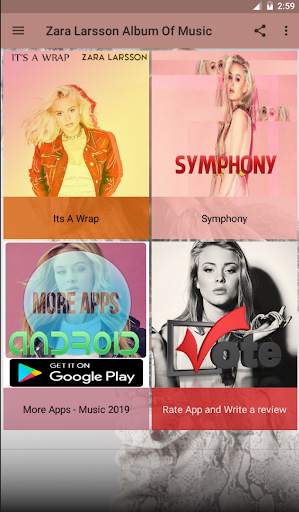 Zara Larsson Album Of Music screenshot 4