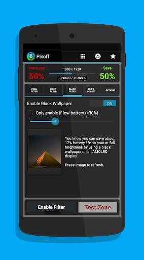 Pixoff: Battery Saver screenshot 3