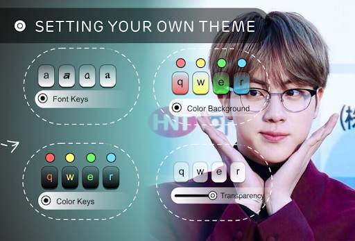 Jin BTS Theme keyboard screenshot 3
