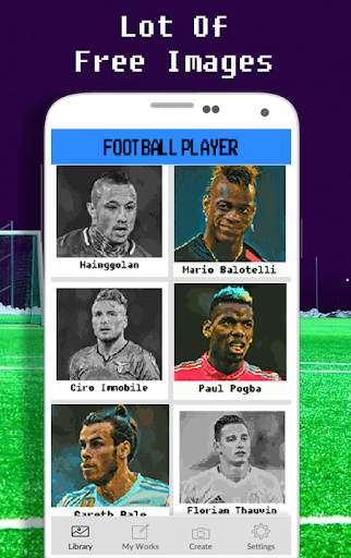 Football Player Coloring Pixel screenshot 5