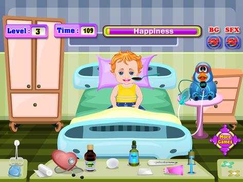 Baby is sick Girls Games screenshot 5