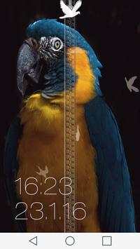 Birds Zipper Lock Screen screenshot 8