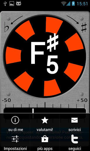 LinoStrobe Pro - accordatore cromatico screenshot 2