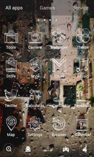 Drops GO Launcher Theme screenshot 3