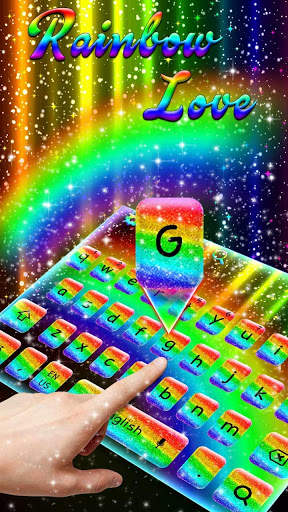 Rainbow Love Keyboard screenshot 2