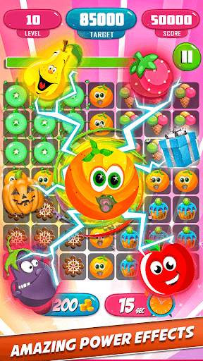 Fruit Candy Forest Match3 Game screenshot 2