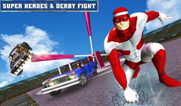 Car Fallout - Super Hero Flat Out Clash screenshot 11