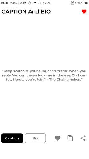 Caption And Bios For Instagram screenshot 3
