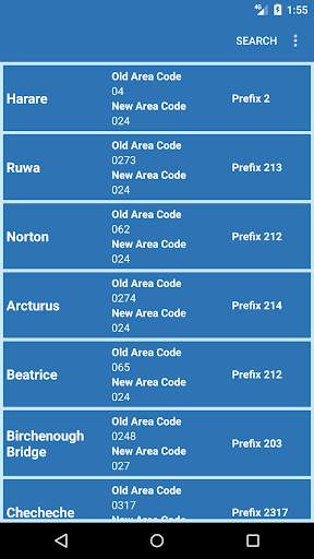 Telone Area Codes скриншот 1