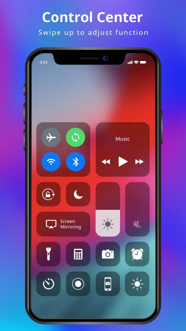 iOS 13 Launcher - control center & Lock Screen screenshot 2