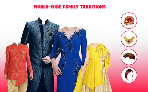 Traditional Family - Family Photo Editor Suits app screenshot 3