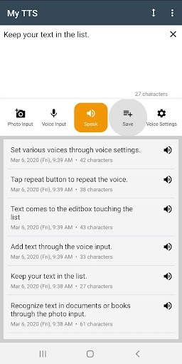 My TTS: Text-to-Speech screenshot 5