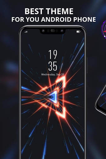 Bright radiology tech theme Galaxy G10 launcher screenshot 1