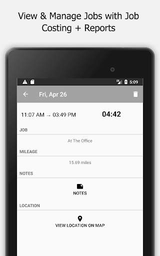 Timeero Time Clock App - GPS, Timesheet & Mileage 8 تصوير الشاشة