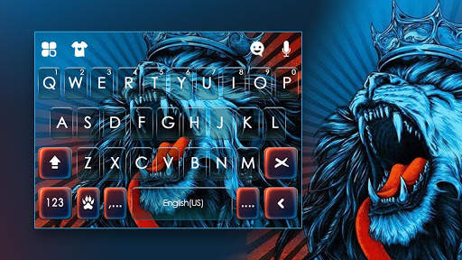 Lion King Roar Keyboard Background screenshot 1