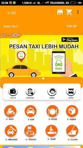 V-JEK Ojek Online screenshot 1