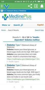 Medlineplus App screenshot 2