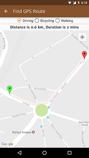 GPS Route Finder screenshot 3
