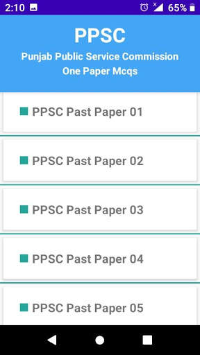 One Paper Mcqs PPSC screenshot 2