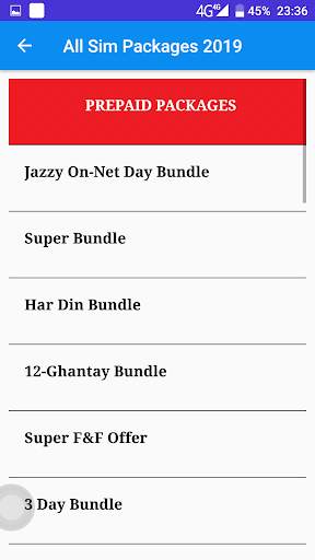 All SIM Packages 2020 screenshot 7