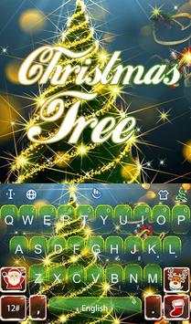 Live 3D Christmas Tree Keyboard Theme 1 تصوير الشاشة