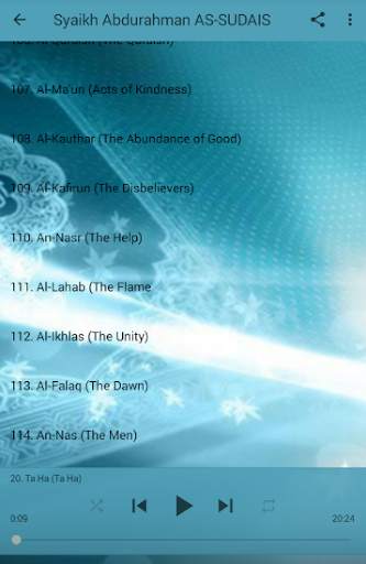 Full Quran mp3 Sudais Offline screenshot 4