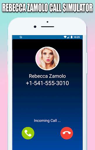 Rebecca Zamolo Chat And Call Simulator screenshot 3