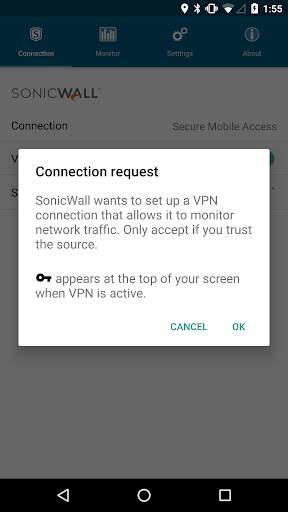 SonicWall Mobile Connect screenshot 4