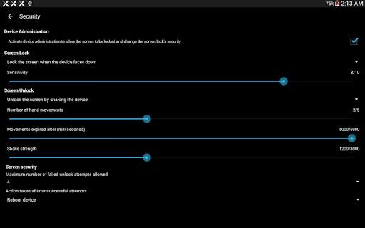 DroidSet Free screenshot 21