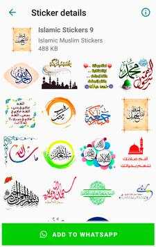 Islamic Muslim Stickers for WhatsApp WAStickerApps screenshot 7