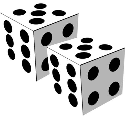 Two Dice: Simple free 3D dice icon