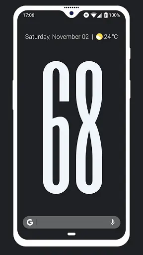 Unlock Clock - Unlock Live Wallpaper screenshot 2