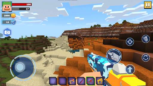 Fire Craft: 3D Pixel World screenshot 4